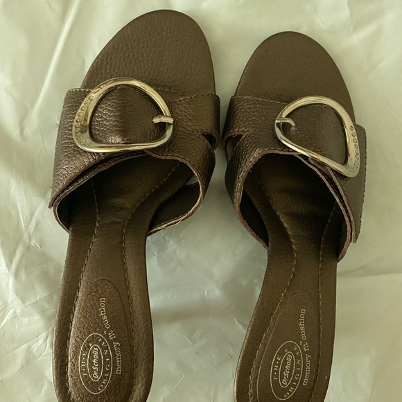 Dr. Scholl’s Opal Leather Slip on Sandals - Picture 3 of 7